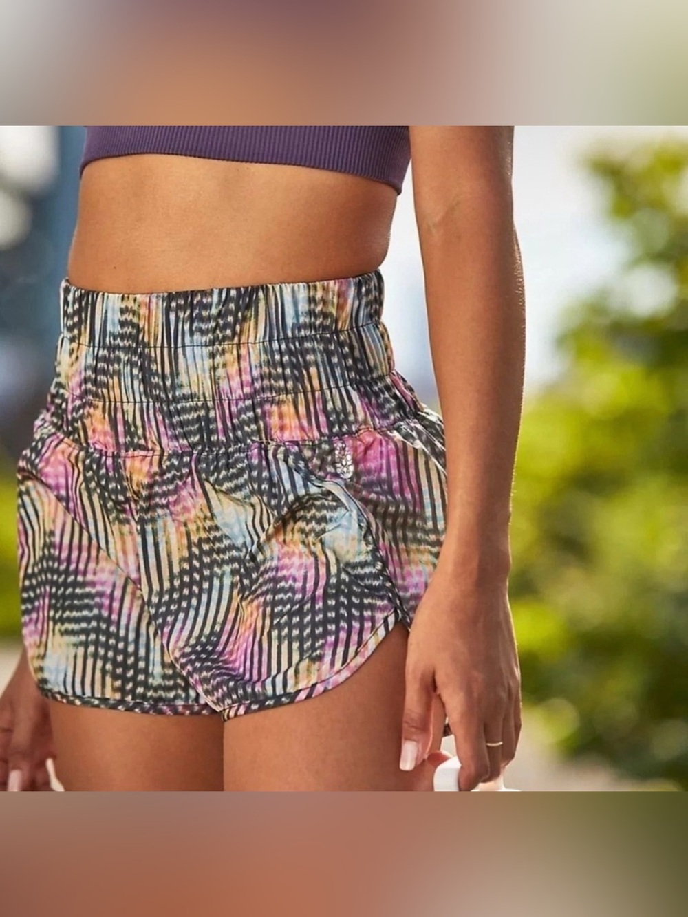 Free People Movement The Way Home High Rise Shorts Euphoria XS Stretchy